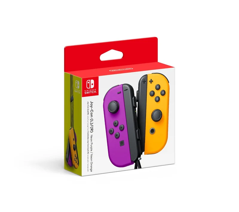 NSW Joy-Con Left/Right Controller Neon Purple/Neon Orange (HK)