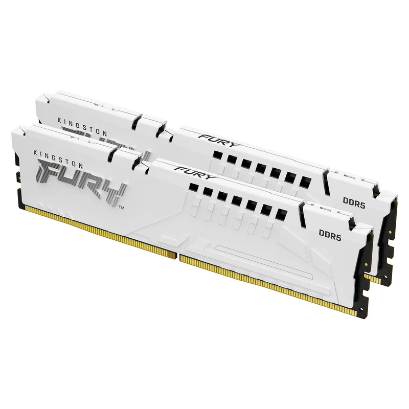 Kingston Fury Beast 64GB (2X32GB) DDR5 Expo 5600MT/S CL36 Memory (White) (KF556C36BWEK2-64)