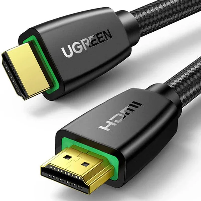 UGreen HDMI Male To Male Cable With Nylon Braid - 5M (Black) (HD118/40412)