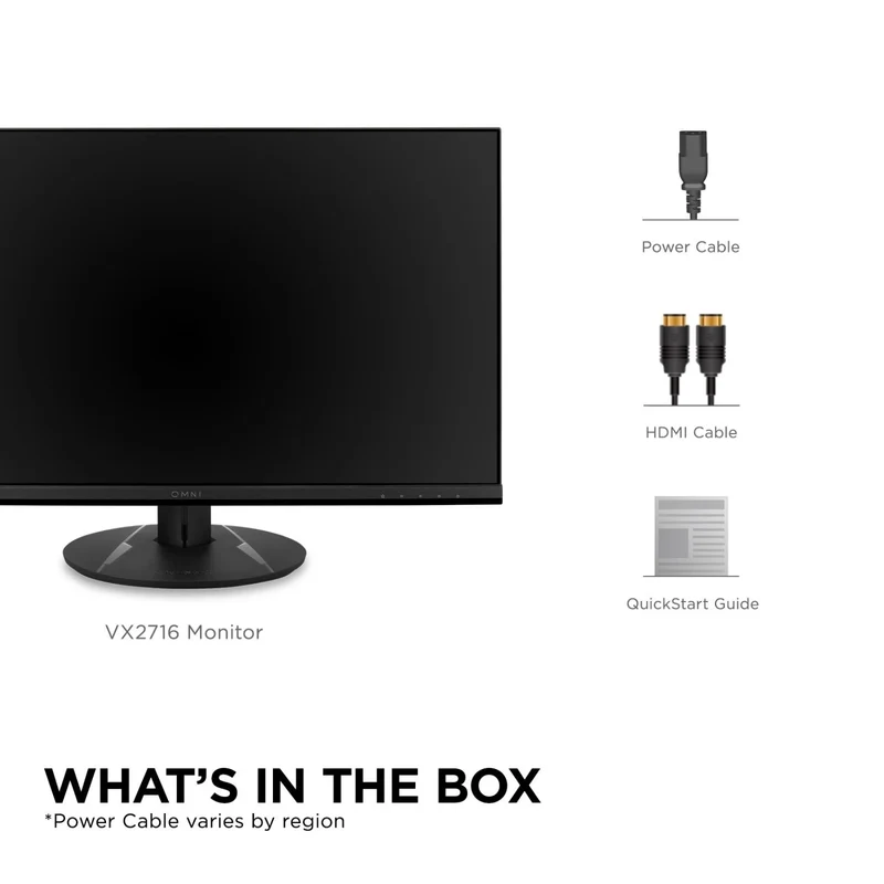Viewsonic Omni VX2716 27" FHD IPS 100Hz 1ms AMD Freesync Gaming Monitor