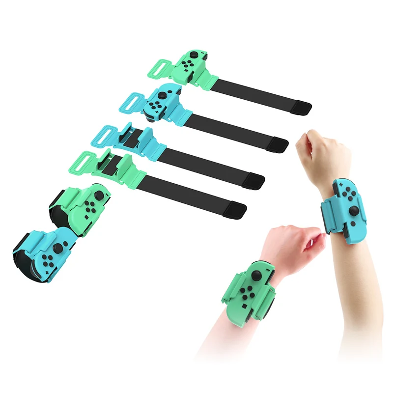 Dobe Wrist/ Leg Strap for Switch/ Switch OLED JoyPad (Includes 2 x Hand Straps & 2 x Leg StrapS TNS-2126B
