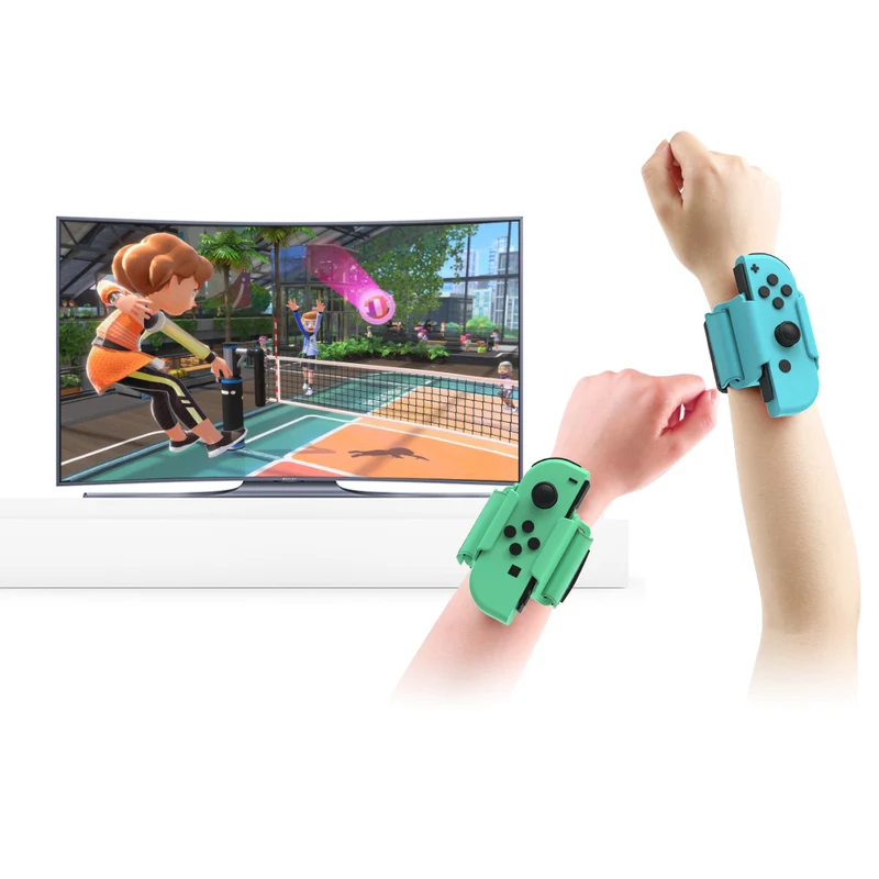 Dobe Wrist/ Leg Strap for Switch/ Switch OLED JoyPad (Includes 2 x Hand Straps & 2 x Leg StrapS TNS-2126B