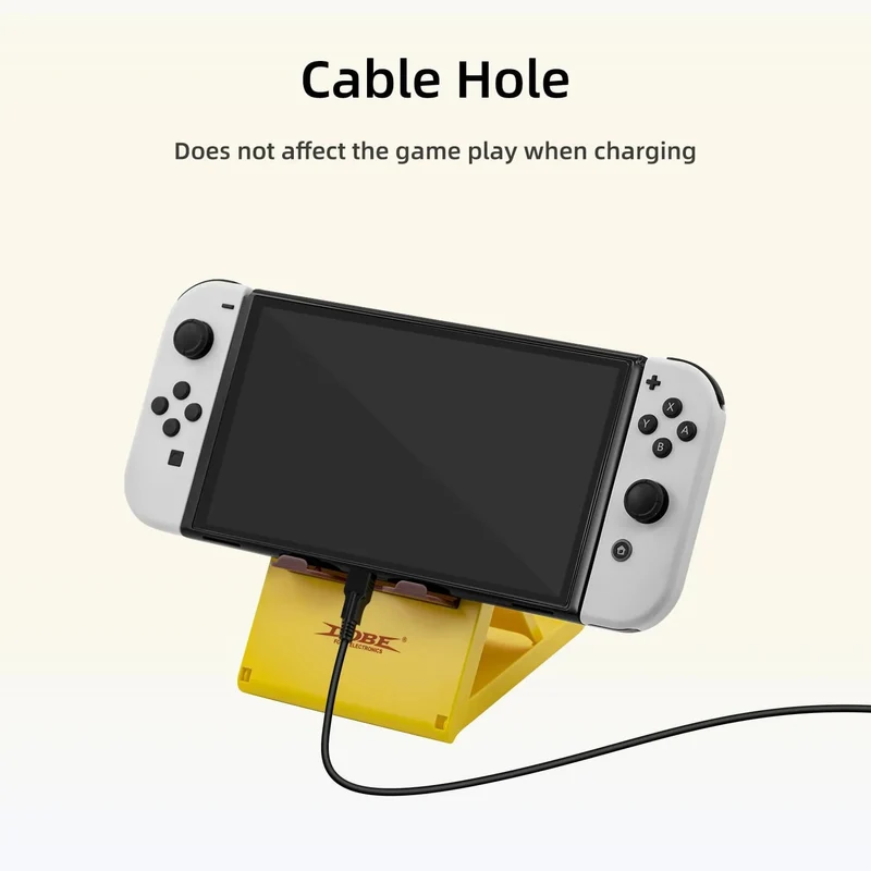 Dobe Folding Stand for Switch/ Switch OLED/ Switch Lite (Yellow) ITNS-1788Y2