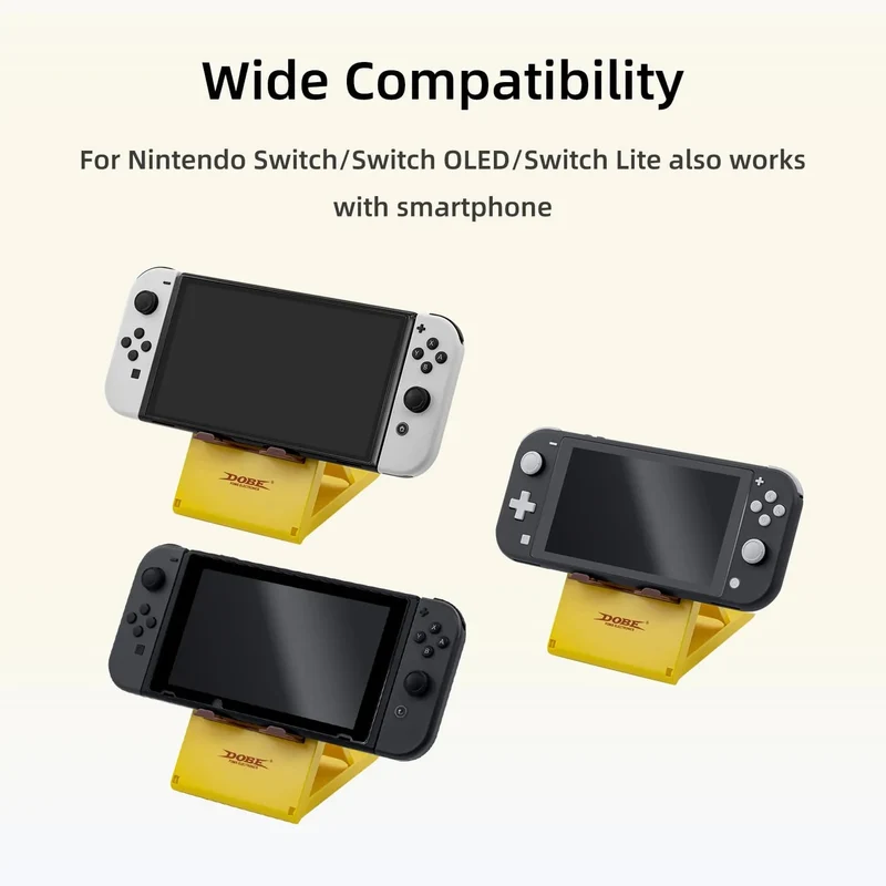 Dobe Folding Stand for Switch/ Switch OLED/ Switch Lite (Yellow) ITNS-1788Y2