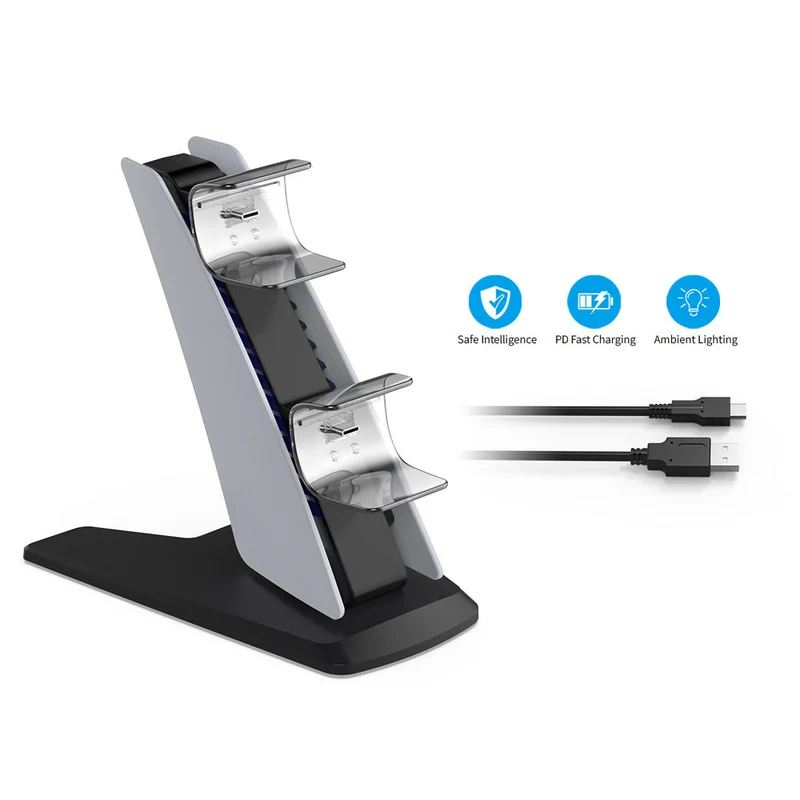 Dobe Dual Charging Dock for PS5 Dualsense Controllers TP5-0585S