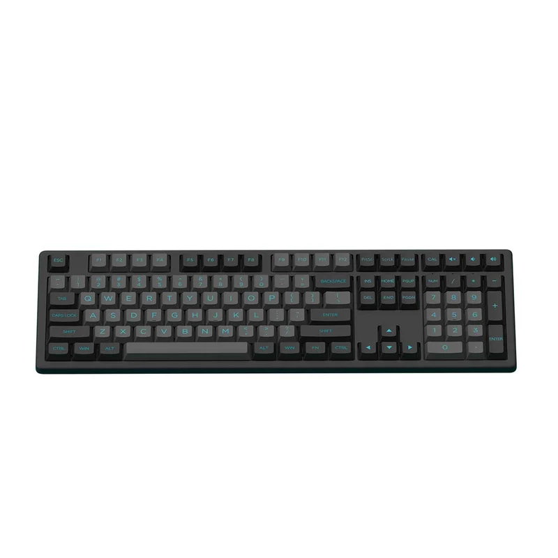 Akko MX108 Business Wireless Keyboard & Mouse Combo (Black & Cyan)