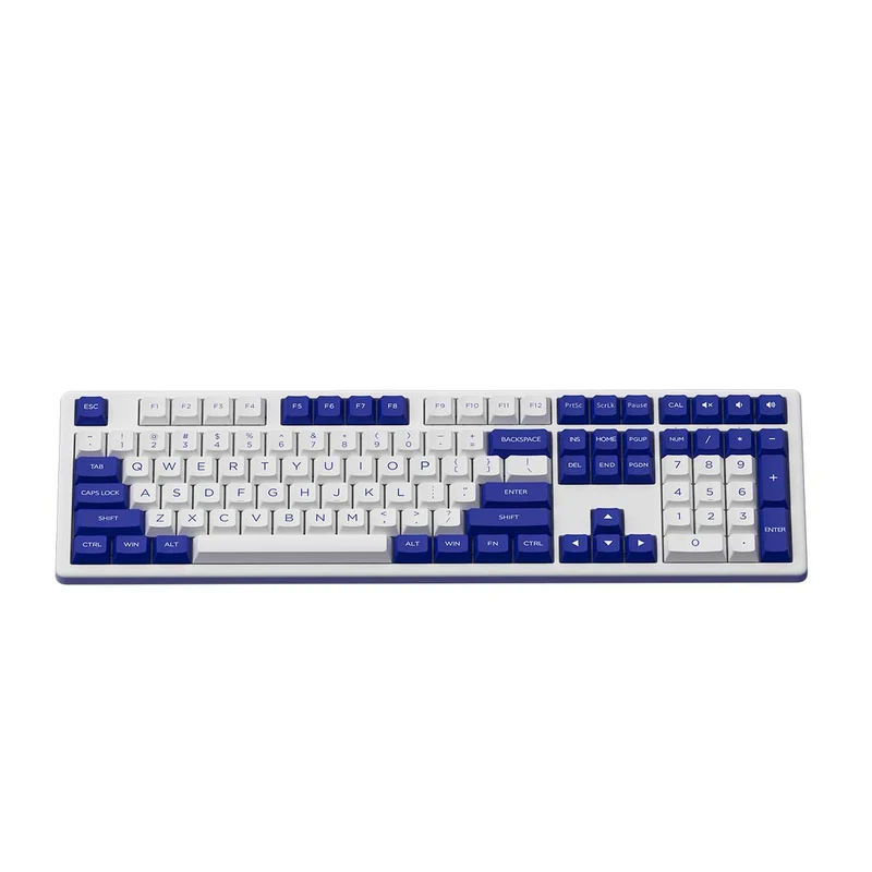 Akko MX108 Business Wireless Keyboard & Mouse Combo (Blue & White)