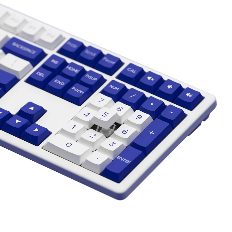 Akko MX108 Business Wireless Keyboard & Mouse Combo (Blue & White)