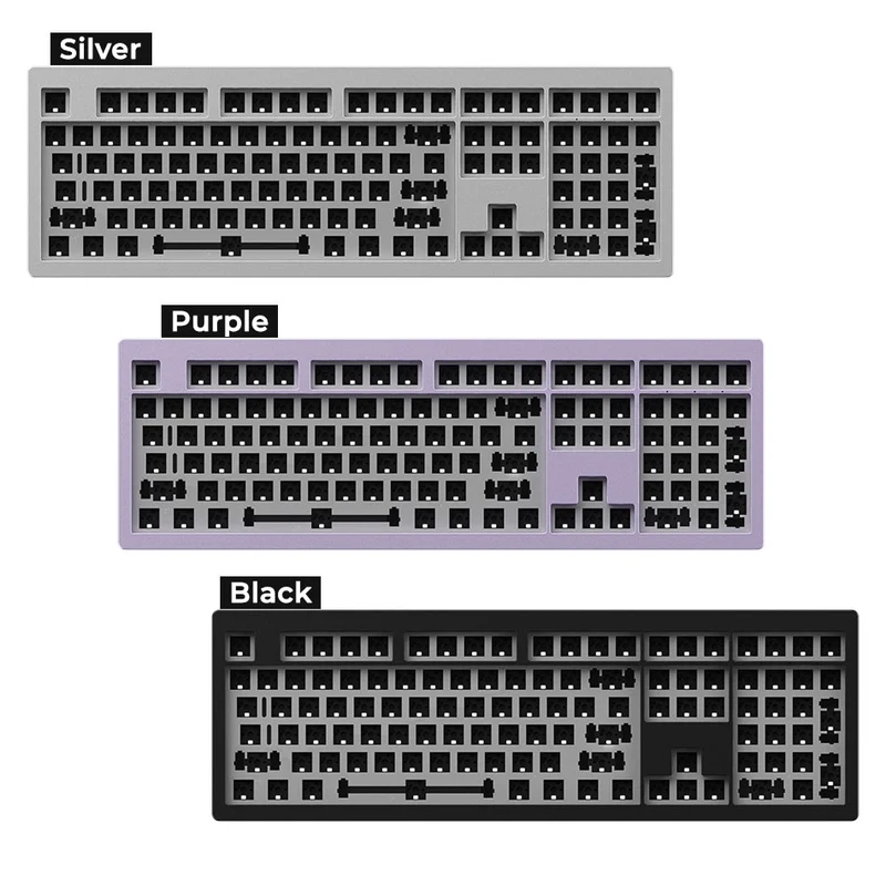 Monsgeek M5 QMK Aluminum Case Hot-Swappable Mechanical Keyboard Gasket DIY Kit