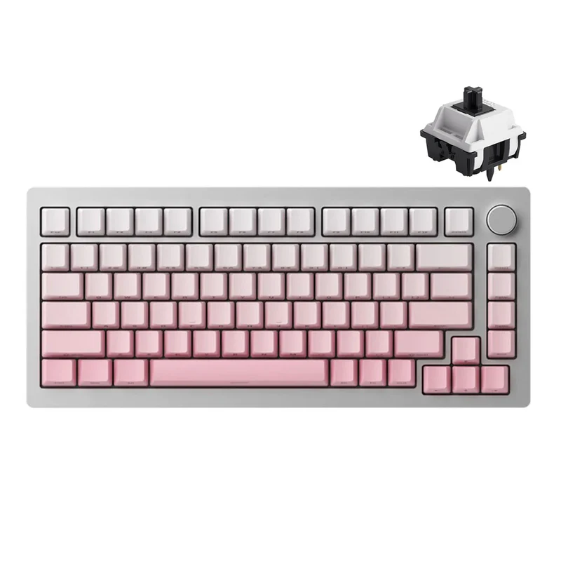 Monsgeek M1W Multi-Mode RGB Hot-Swappable Mechanical Keyboard (Akko V3 Piano Pro)