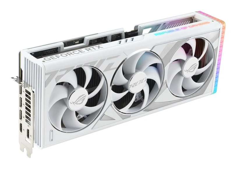 Asus ROG Strix GeForce RTX 4080 OC 16GB GDDR6X Gaming Graphics Card (White)