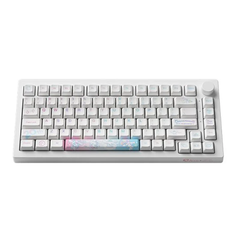 Akko Cinnamoroll 20th Anniversary 5075B Plus Multi-Modes RGB Hot-Swappable Mechanical Keyboard (KTT Black)