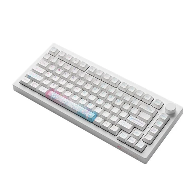 Akko Cinnamoroll 20th Anniversary 5075B Plus Multi-Modes RGB Hot-Swappable Mechanical Keyboard (KTT Black)