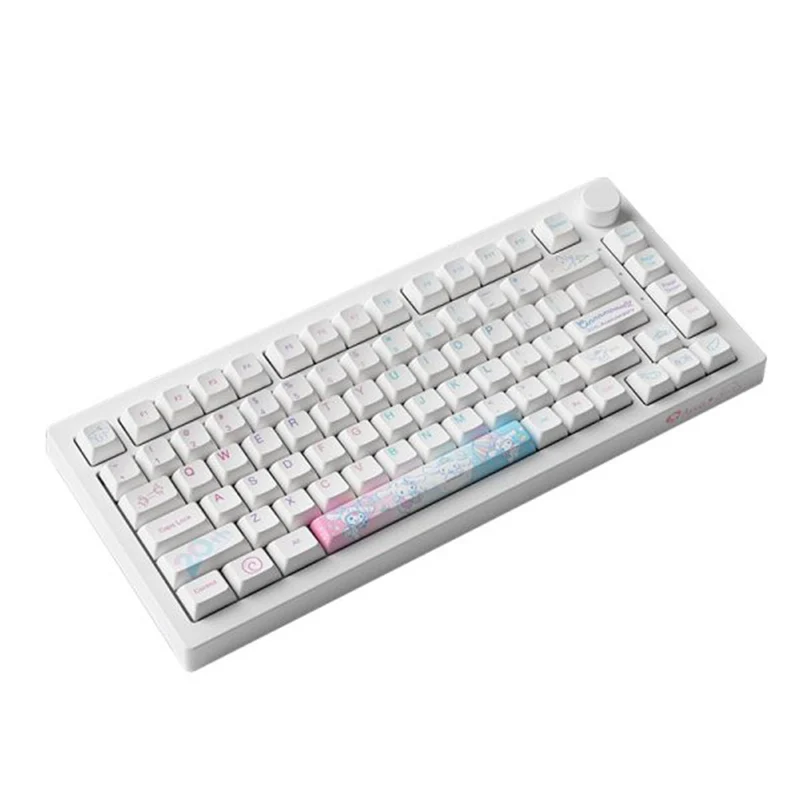 Akko Cinnamoroll 20th Anniversary 5075B Plus Multi-Modes RGB Hot-Swappable Mechanical Keyboard (KTT Black)