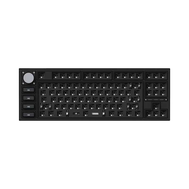 Keychron Q3 Pro QMK/Via Barebone Knob SE Wireless TKL Custom Mechanical Keyboard - Carbon Black (Q3P-B1)