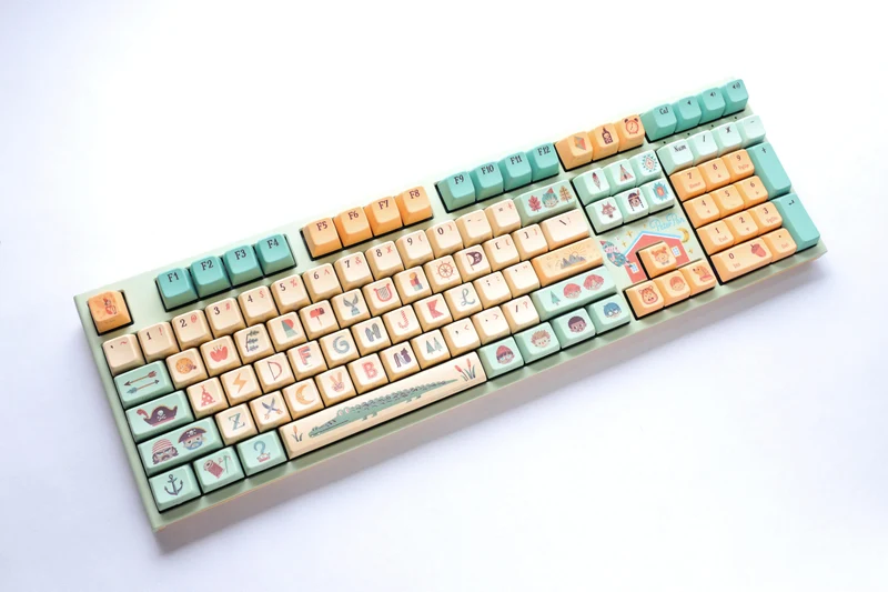 Ducky X Dimanche One 2 Pro Peter Pan Neverland Limited Edition Mechanical Keyboard (Varmilo EC Iris V2 Switch) (DKON2208S-JTWPHZZW2)