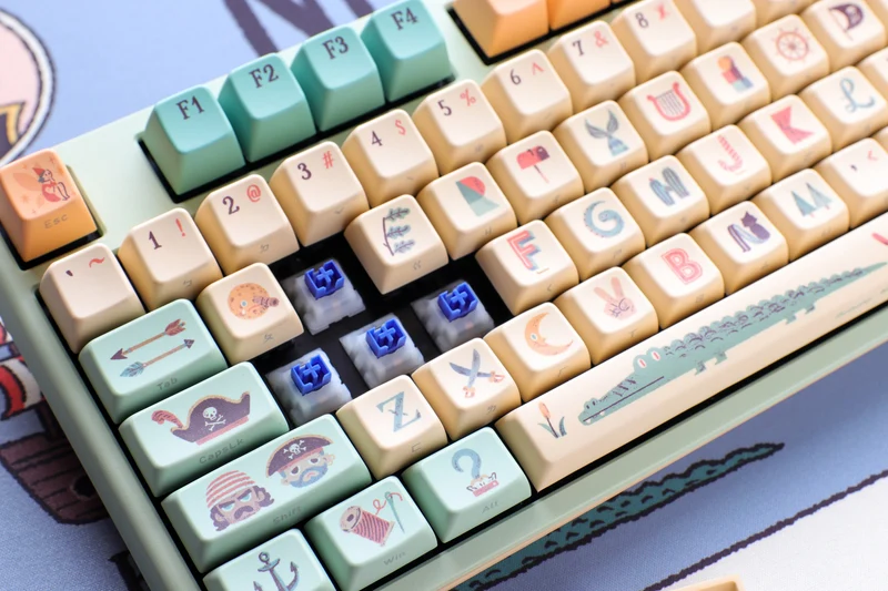 Ducky X Dimanche One 2 Pro Peter Pan Neverland Limited Edition Mechanical Keyboard (Varmilo EC Iris V2 Switch) (DKON2208S-JTWPHZZW2)