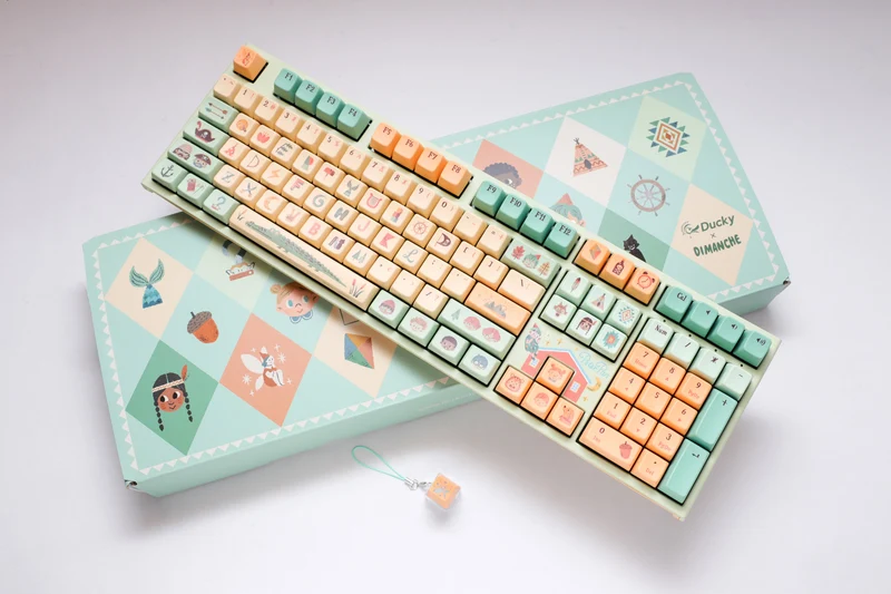 Ducky X Dimanche One 2 Pro Peter Pan Neverland Limited Edition Mechanical Keyboard (Varmilo EC Iris V2 Switch) (DKON2208S-JTWPHZZW2)