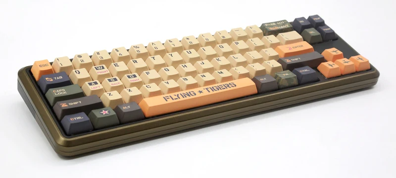 Ducky X Varmilo Miya Pro 68 Flying Tiger Wired Mechanical Keyboard (Cherry MX Brown) (A17A036A2A0A01A032)