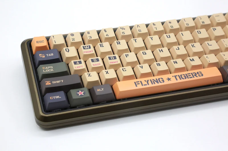 Ducky X Varmilo Miya Pro 68 Flying Tiger Wired Mechanical Keyboard (Cherry MX Brown) (A17A036A2A0A01A032)