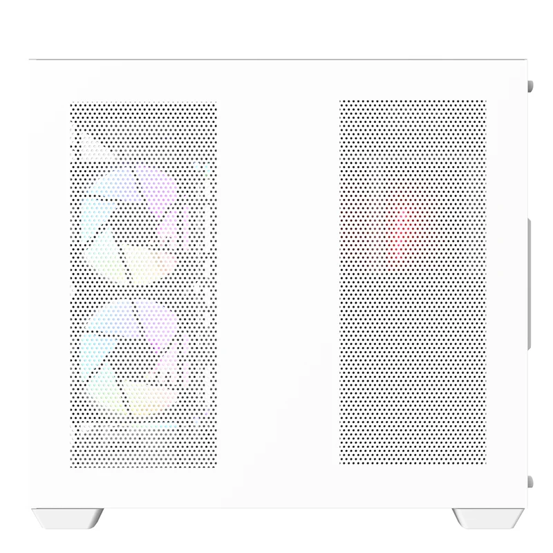 Darkflash C285P Tempered Glass Side Panel Dual Chamber ATX PC Case (White)