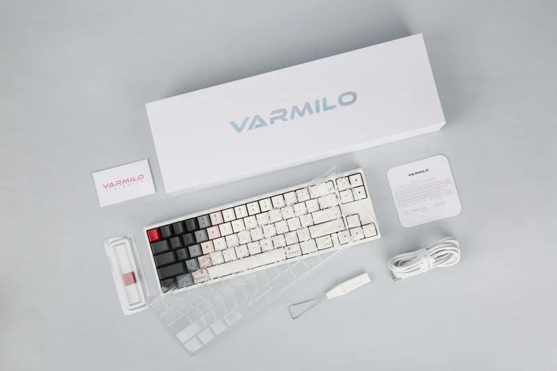 Ducky X Varmilo Miya Pro 68 Holy Flame Wired Mechanical Keyboard (Cherry MX Brown) (A15A071A2A1A01A056)
