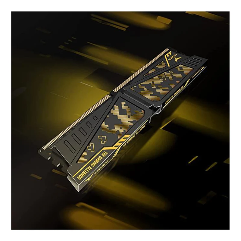 Teamgroup T-Force Vulcan TUF Gaming Alliance 32GB Kit (2X16GB) DDR4 3600MHZ CL18-22-22-42 1.35V Memory (TLTYD432G3600HC18JDC01)