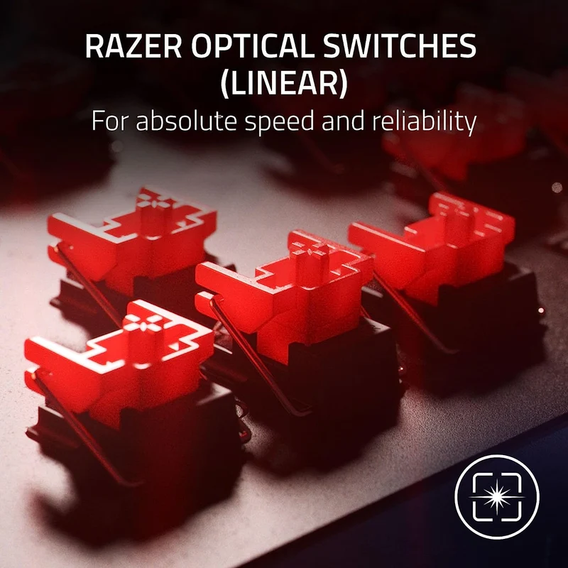 Razer Huntsman V2 Optical Gaming Keyboard (PUBG Battlegrounds Edition) (Linear Optical Red Switch)