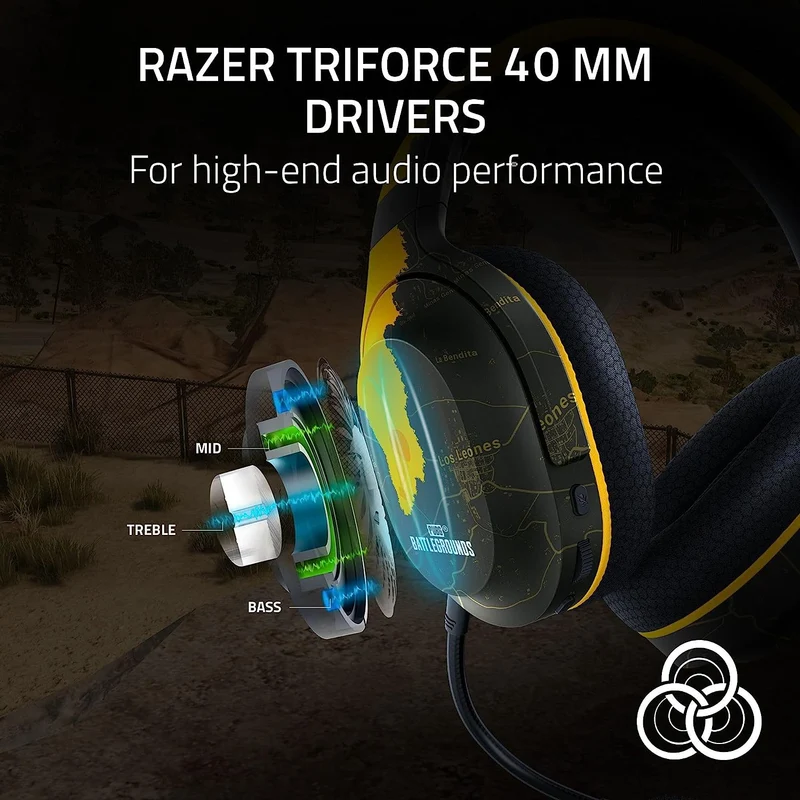 Razer Barracuda X (2022) Wireless Multi-Platform Gaming & Mobile Headset (PUBG Battlegrounds Edition)