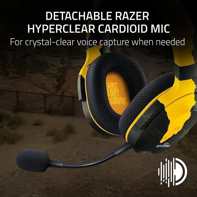 Razer Barracuda X (2022) Wireless Multi-Platform Gaming & Mobile Headset (PUBG Battlegrounds Edition)