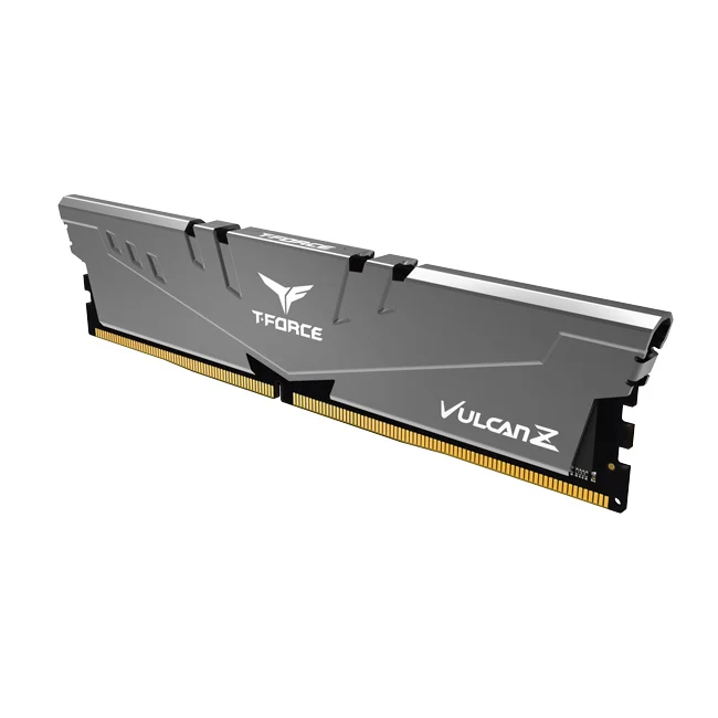 Teamgroup T-Force Vulcan Z 32GB (2X16GB) DDR4 3200MHZ CL16-20-20-40 1.35V Desktop Memory (Grey) (TLZGD432G3200HC16FDC01)