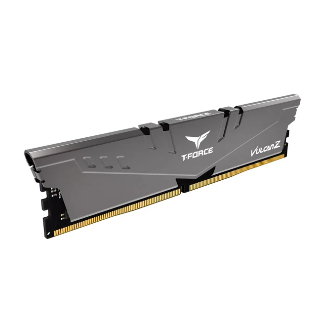 Teamgroup T-Force Vulcan Z 32GB (2X16GB) DDR4 3200MHZ CL16-20-20-40 1.35V Desktop Memory (Grey) (TLZGD432G3200HC16FDC01)