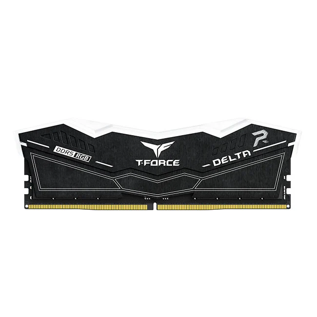 Teamgroup T-Force Delta RGB 16GB (1X16GB) DDR5 Intel XMP 6000MHZ CL38-38-38-78 1.25V Gaming Desktop Memory (Black) (FF3D516G6000HC38A01)