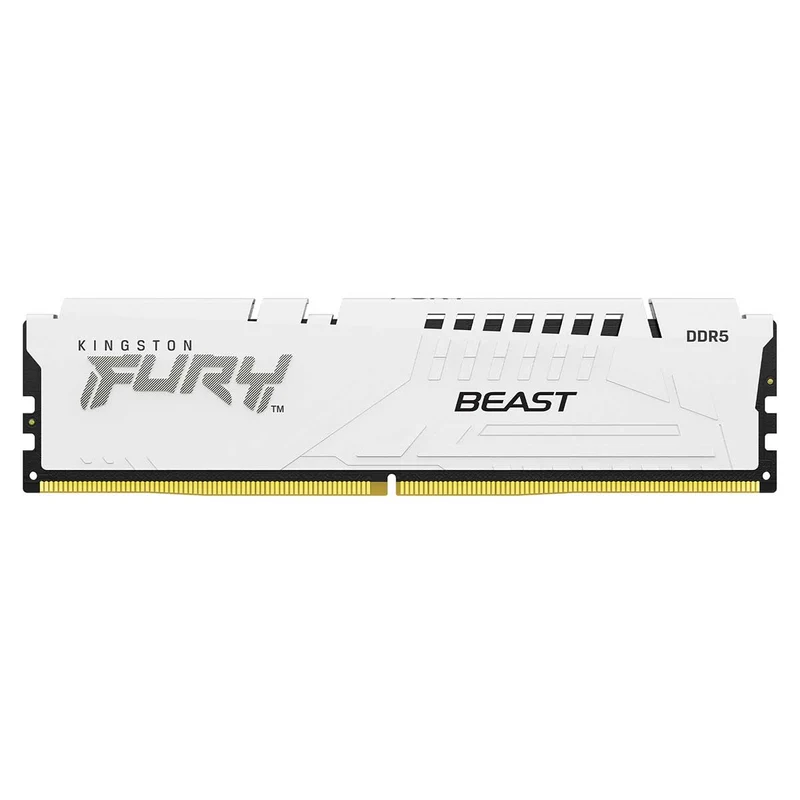 Kingston Fury Beast 32GB (1X32GB) DDR5 Expo 5600MT/S CL36 Memory (White) (KF556C36BWE-32)