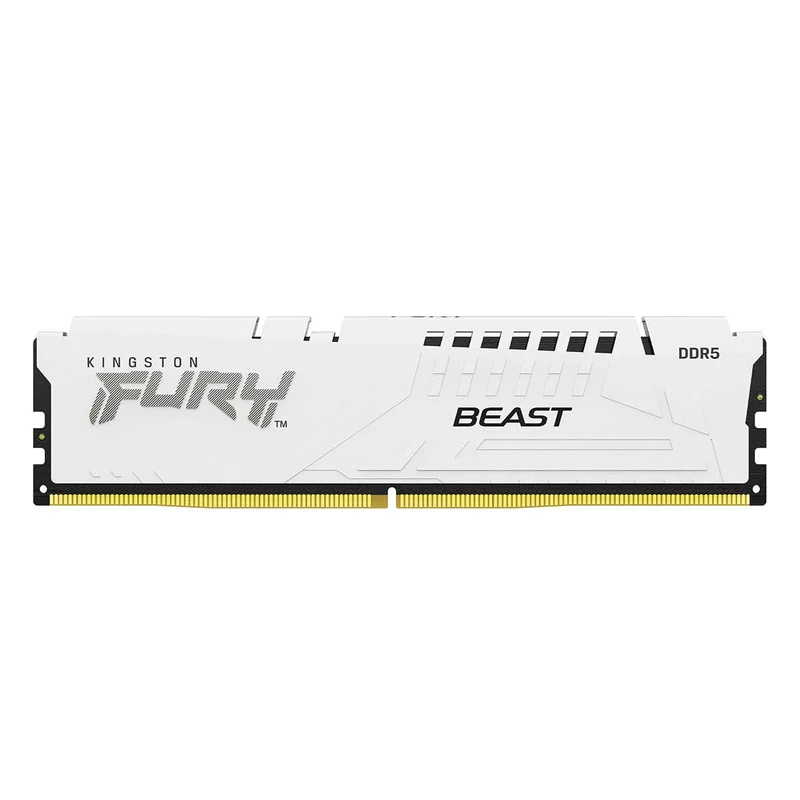 Kingston Fury Beast 32GB (2X16GB) DDR5 Expo 5600MT/S CL36 Memory (White) (KF556C36BWEK2-32)
