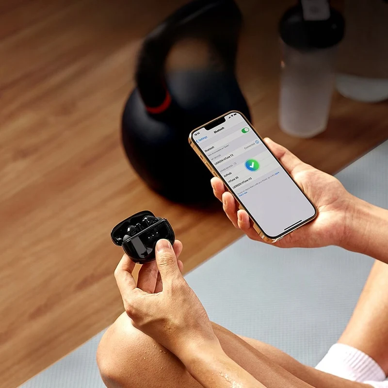 UGreen Hitune T3 Active Noise-Cancelling Wireless Earbuds (Black) (WS106/90401)