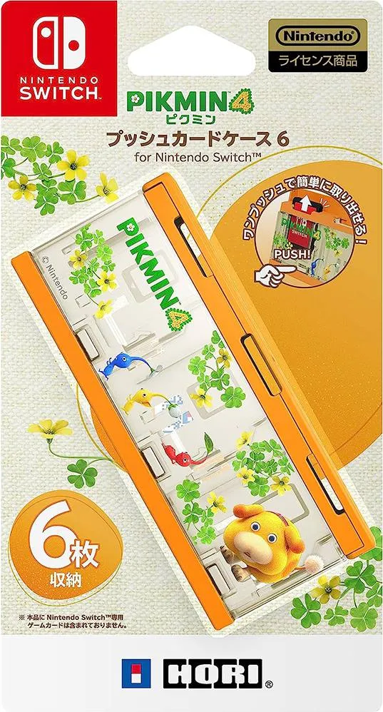 Hori Pikmin 4 Push Card Case 6 for Switch/ Switch Lite (NSW-495)