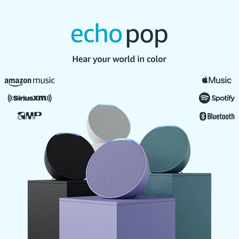 Amazon Echo Pop Smart Speaker With Alexa 1st Gen