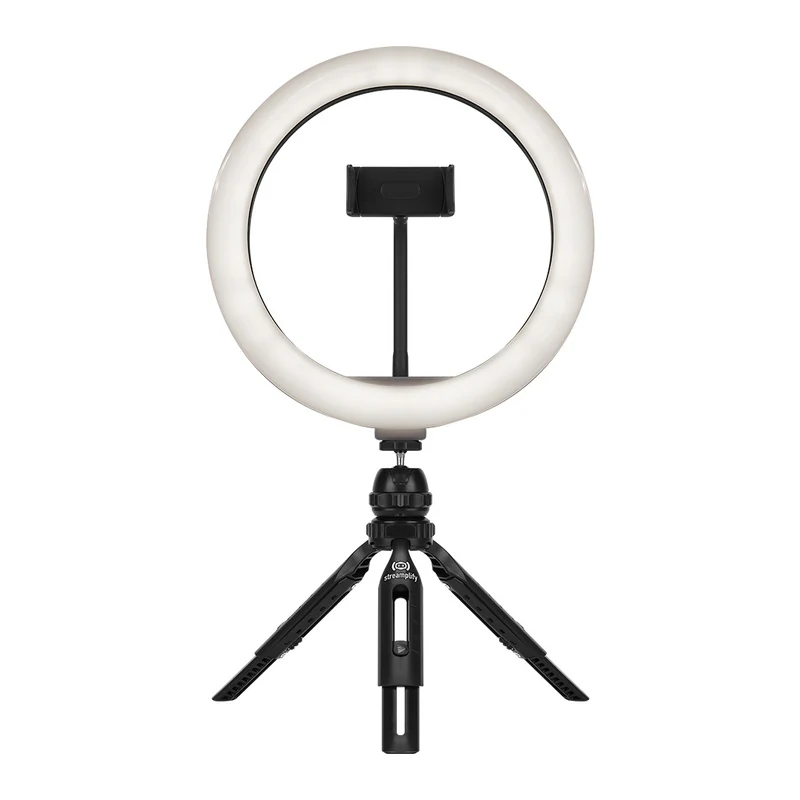 Streamplify Light 10 Ring Light 10Inch/ 26cm 3 Temp Modes (Tripod & Mounts)