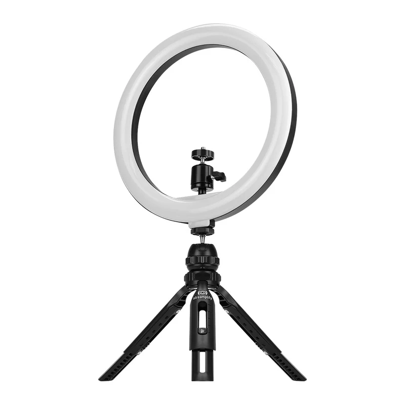 Streamplify Light 10 Ring Light 10Inch/ 26cm 3 Temp Modes (Tripod & Mounts)