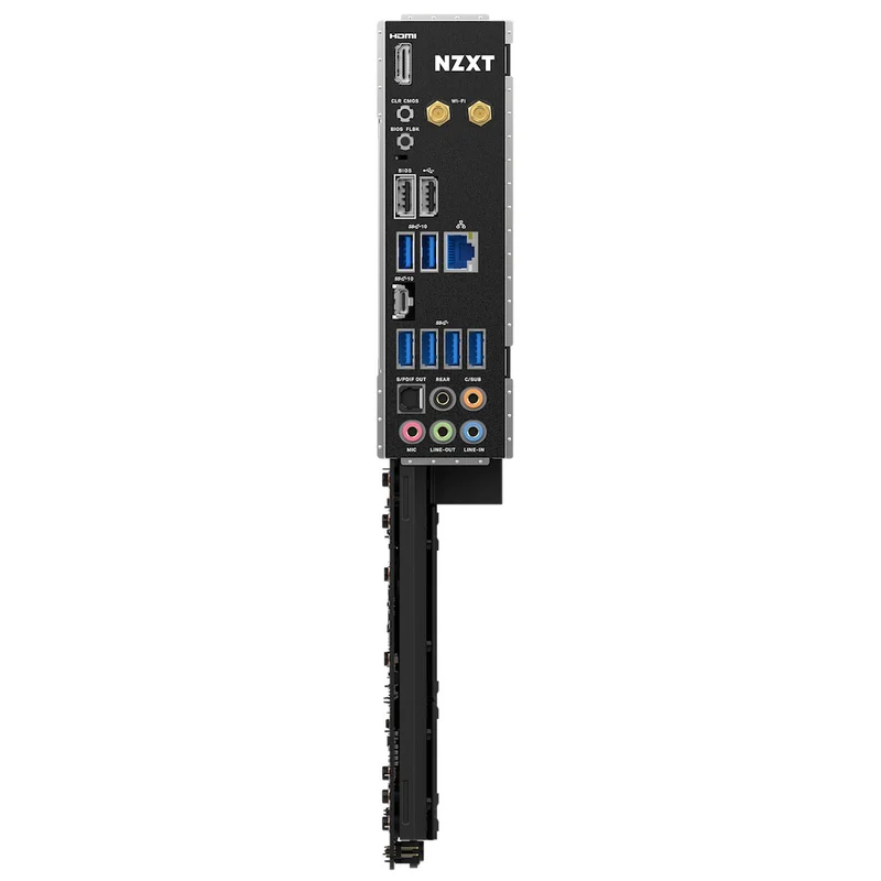 NZXT N7 B650E AMD ATX Motherboard w/ WiFi & NZXT Cam Features (Black) (N7-B65XT-B1)