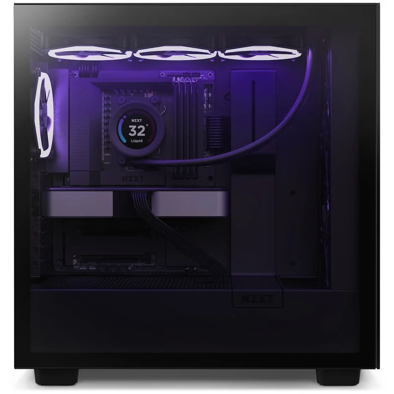 NZXT N7 B650E AMD ATX Motherboard w/ WiFi & NZXT Cam Features (Black) (N7-B65XT-B1)