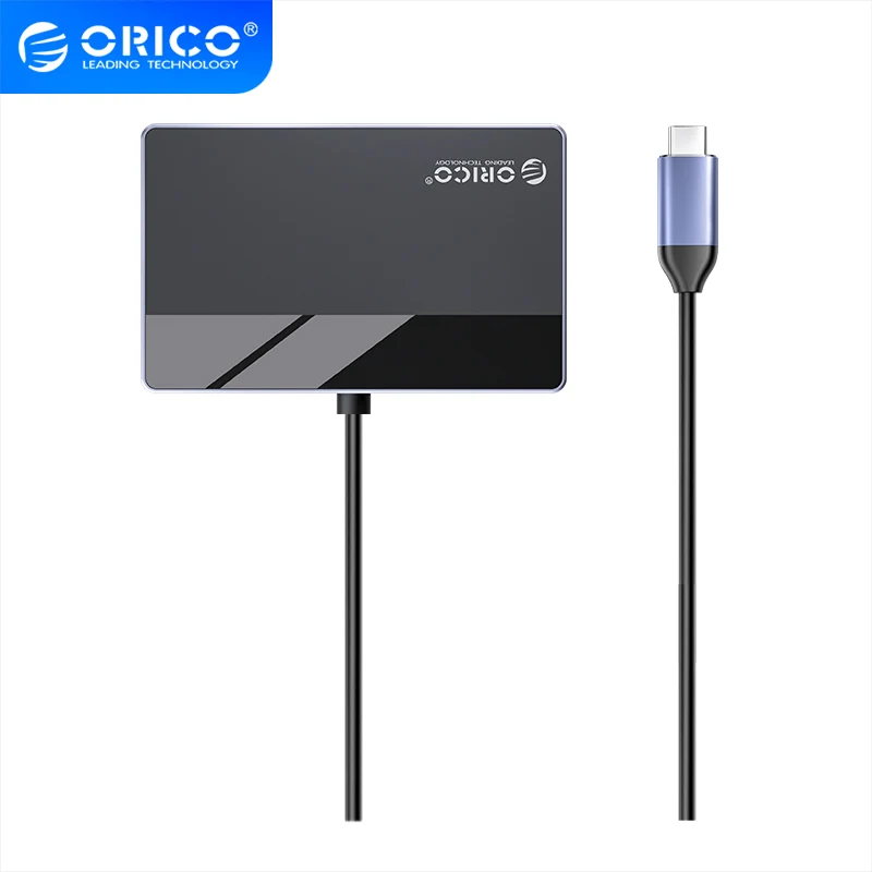 Orico Type-C 5-in-1 Multifunction Docking Station (Grey/Black) (DM-5P)