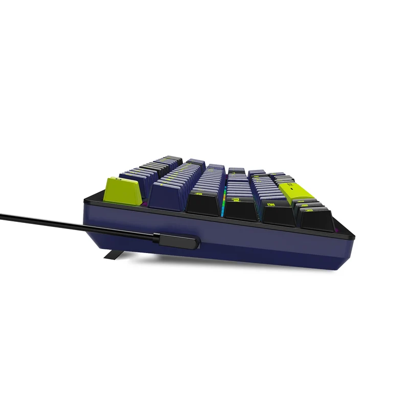 E-Yooso Z-94 Rainbow Light 94-Keys Hot-Swappable Wired Mechanical Keyboard Blue/Black (Blue Switch)