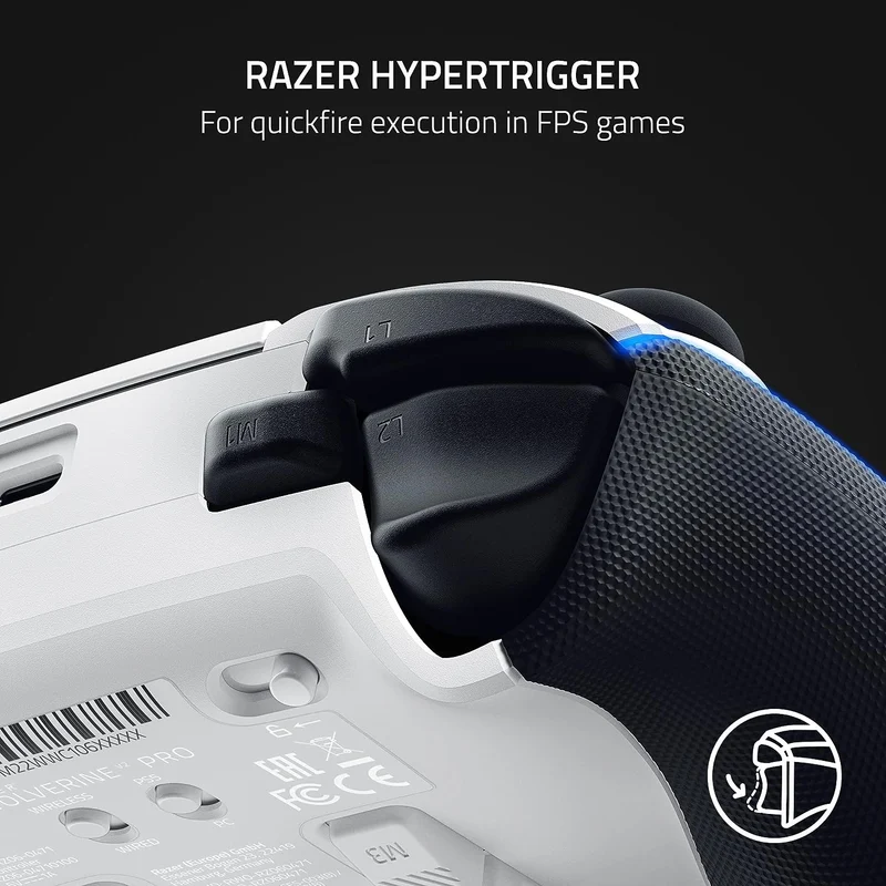 Razer Wolverine V2 Pro Wireless Gaming Controller for PS5 & PC (White)