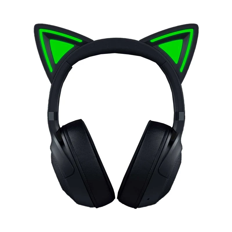 Razer Kraken Kitty V2 BT Wireless Bluetooth RGB Headset w/ Kitty Ears (Black, White, Quartz)