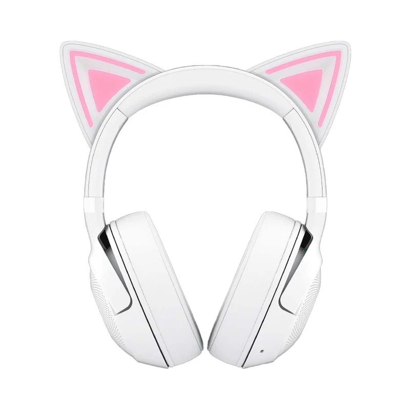Razer Kraken Kitty V2 BT Wireless Bluetooth RGB Headset w/ Kitty Ears (Black, White, Quartz)