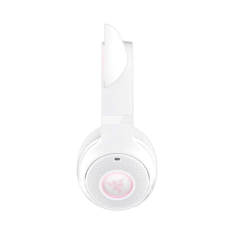 Razer Kraken Kitty V2 BT Wireless Bluetooth RGB Headset w/ Kitty Ears (Black, White, Quartz)