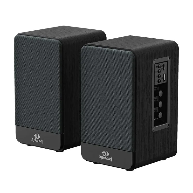 Redragon Mouthpiece 2.0 High-Level Bookshelf Speaker (Black) (GS813)
