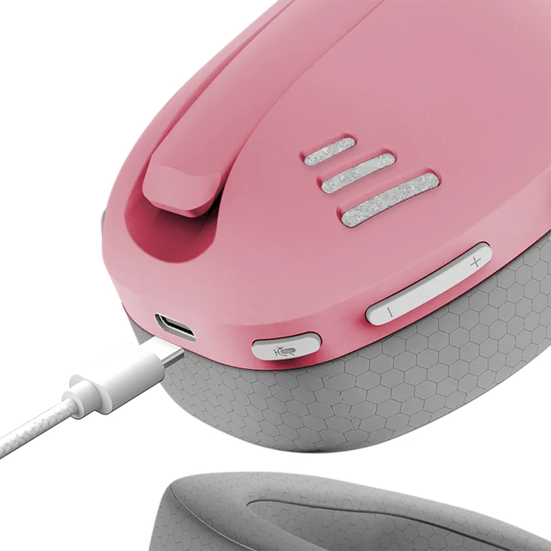 Redragon IRE Pro Ultra-Light Wireless Gaming Headset (Pink-Gray) (H848PK)